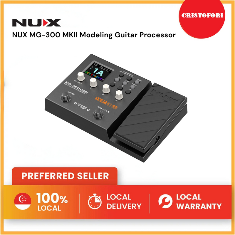 NUX MG-300 MKII Modeling Guitar Processor