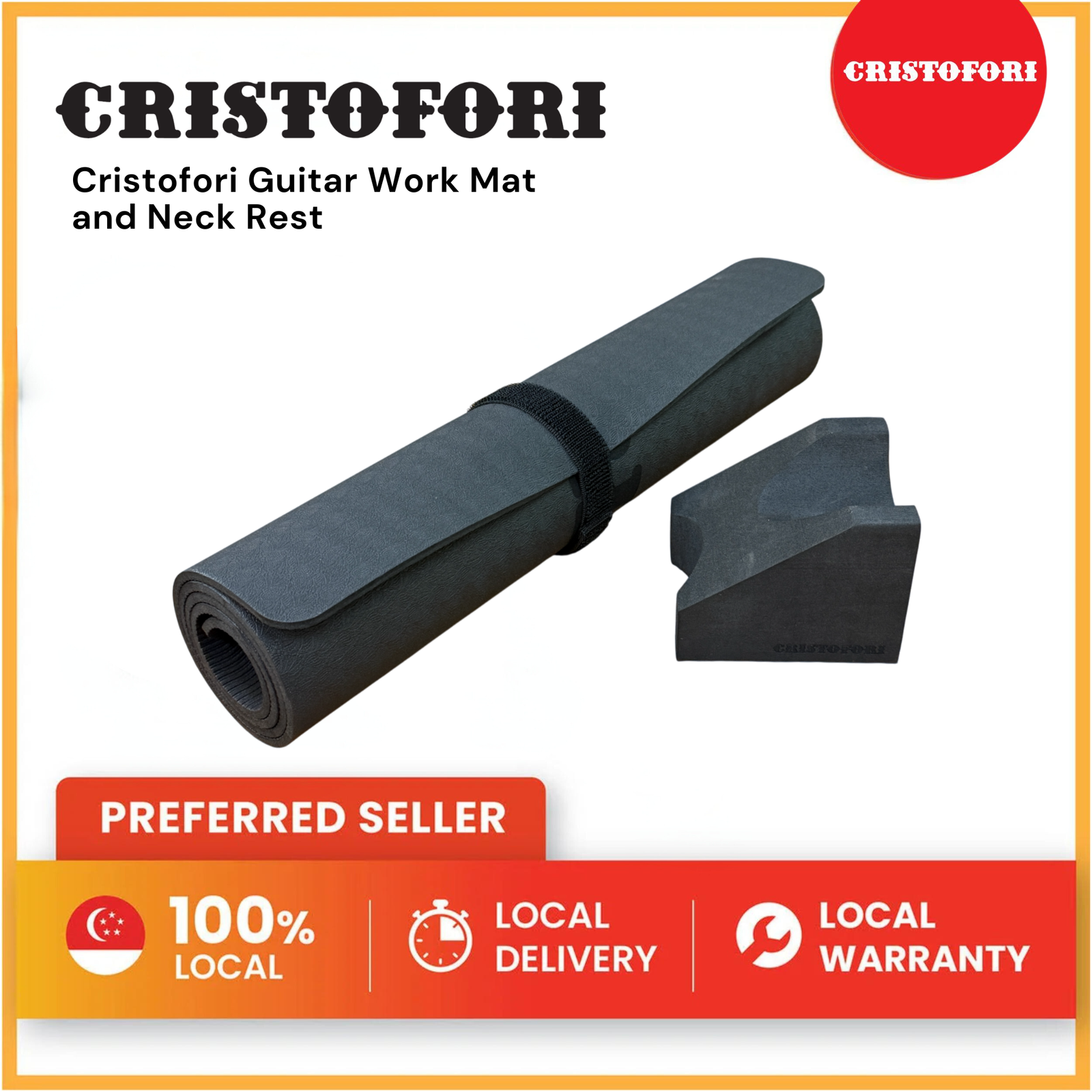 Cristofori Guitar Work Mat and Neck Rest