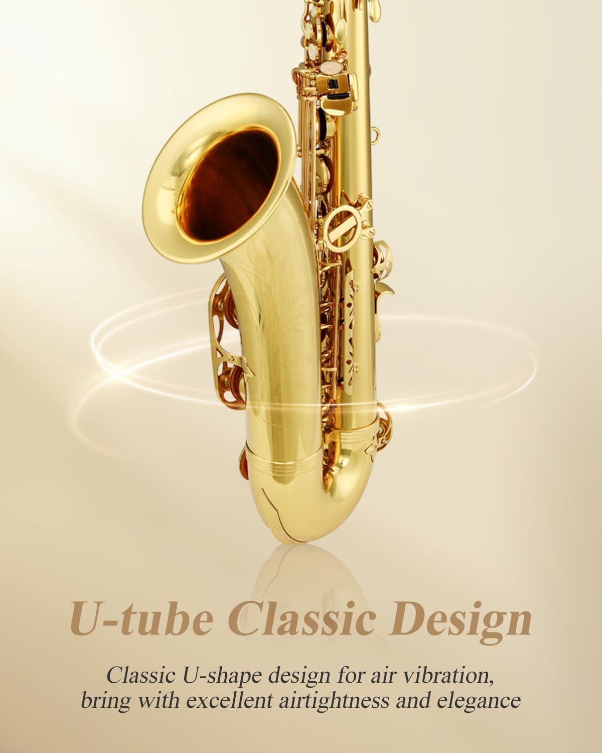 Eastar Bb Tenor Saxophone AS-Ⅱ Gold Lacquer