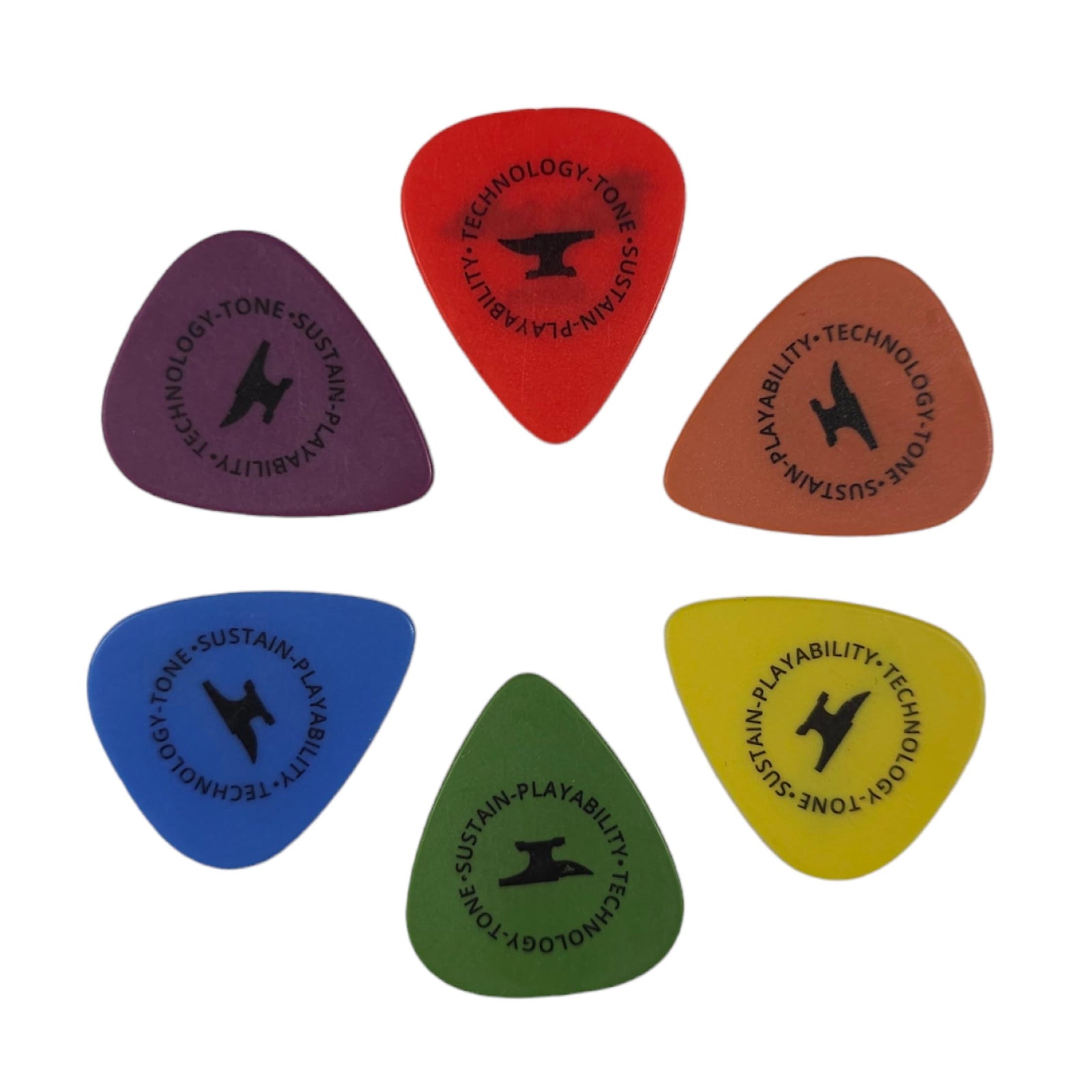 Black Smith Standard Guitar Pick (Bag of 12) - 1.0mm (Blue) - SDP010BE-H