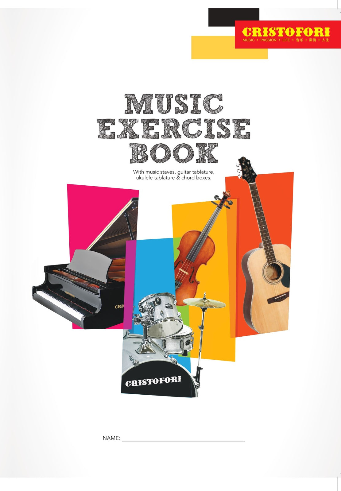 Cristofori Music Exercise Book