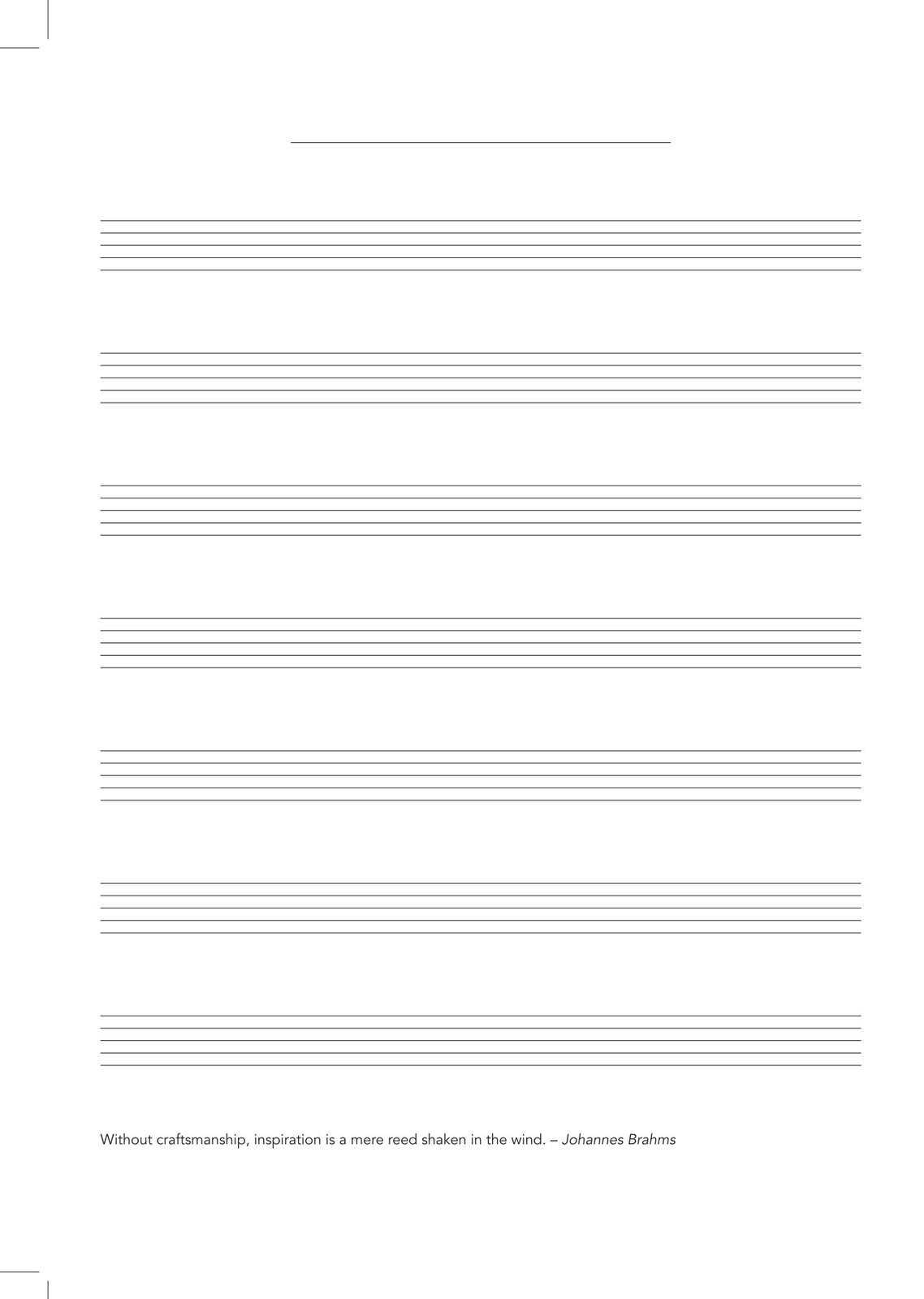 Cristofori Music Exercise Book