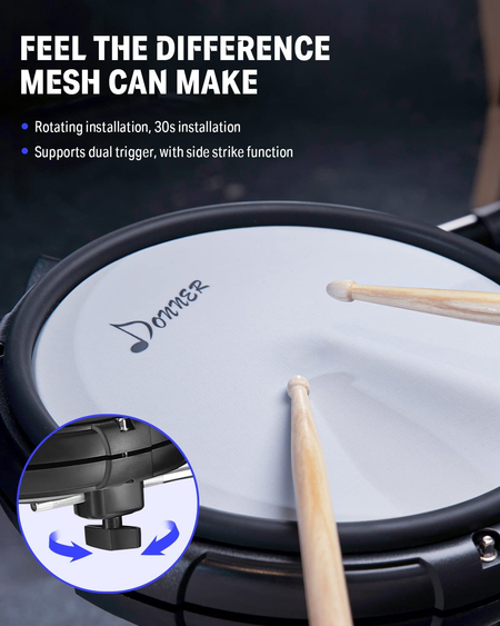 DONNER Electronic Drum Set DED-400