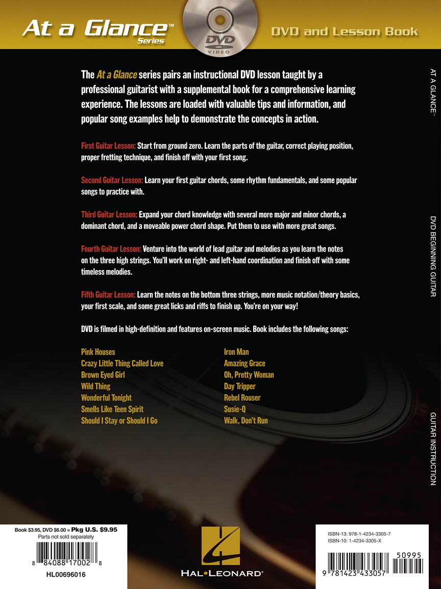DVD Beginning Guitar (DVD & Lesson Book)