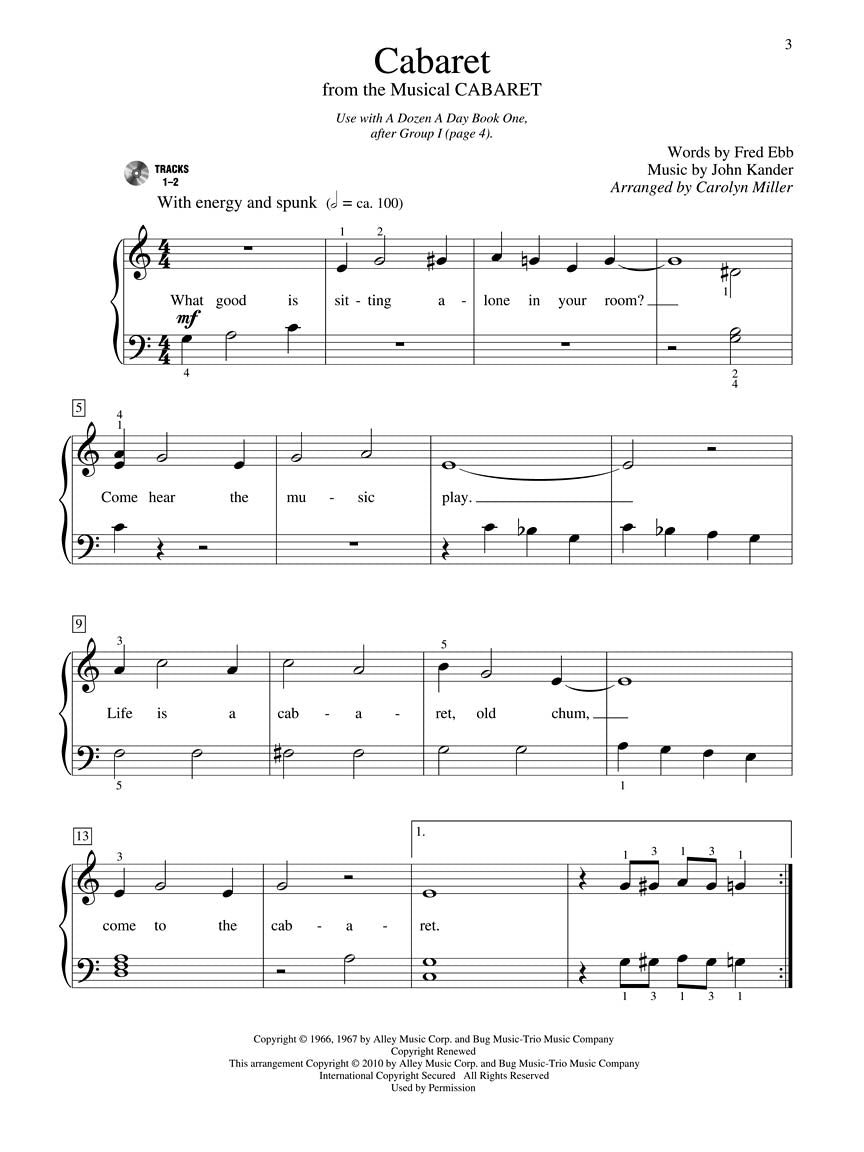 A Dozen A Day Preparatory Book, Technical Exercises For Piano (A Dozen