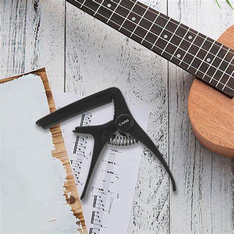 AROMA AC-20U Ukulele Capo - Black