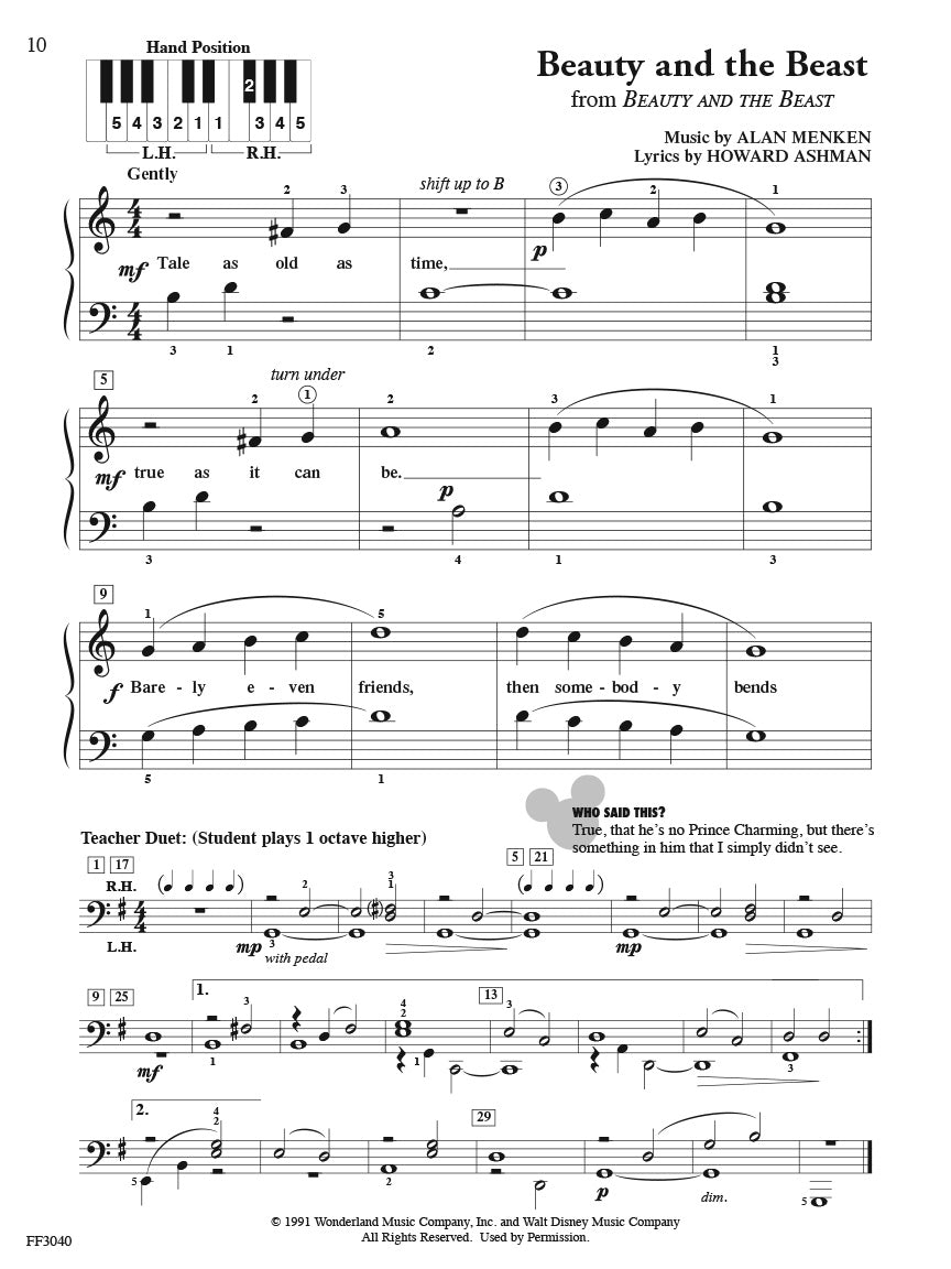 HL - Playtime® Piano Disney Level 1
