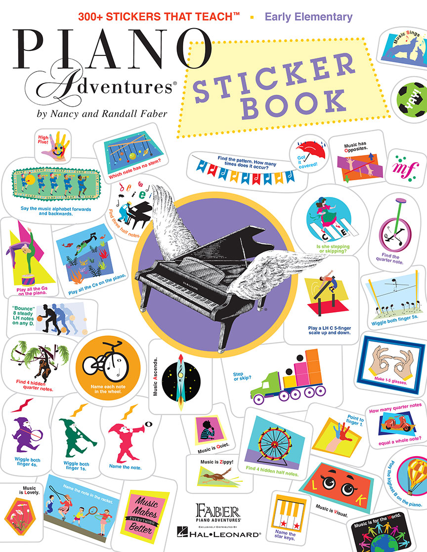 My First Piano Adventure Sticker Book