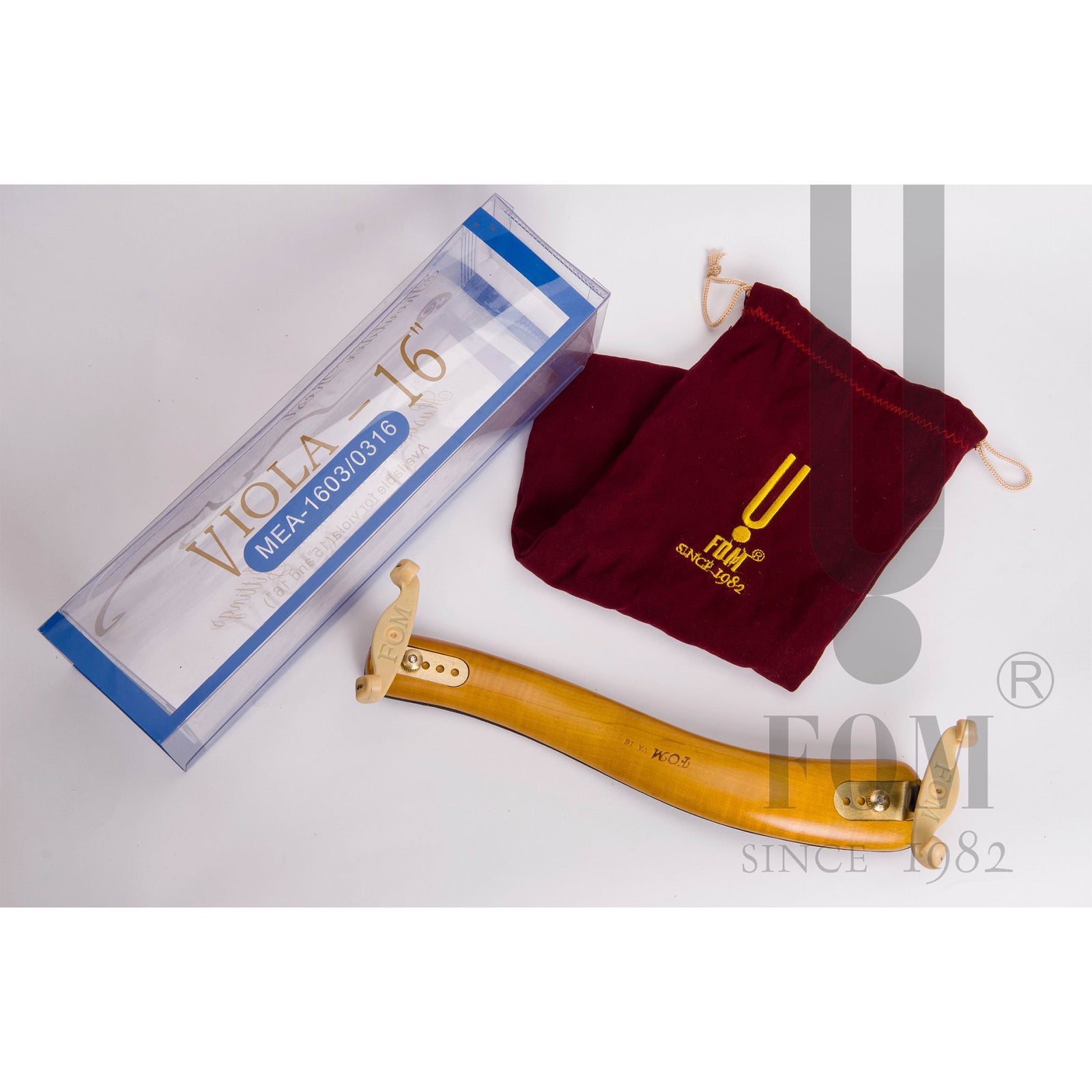 FOM Classic Viola Shoulder Rest MEA-0316 - 16"