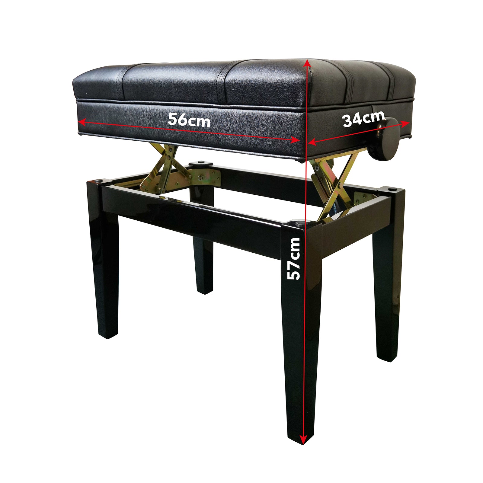 Adjustable Open Stool - FS-301 BK