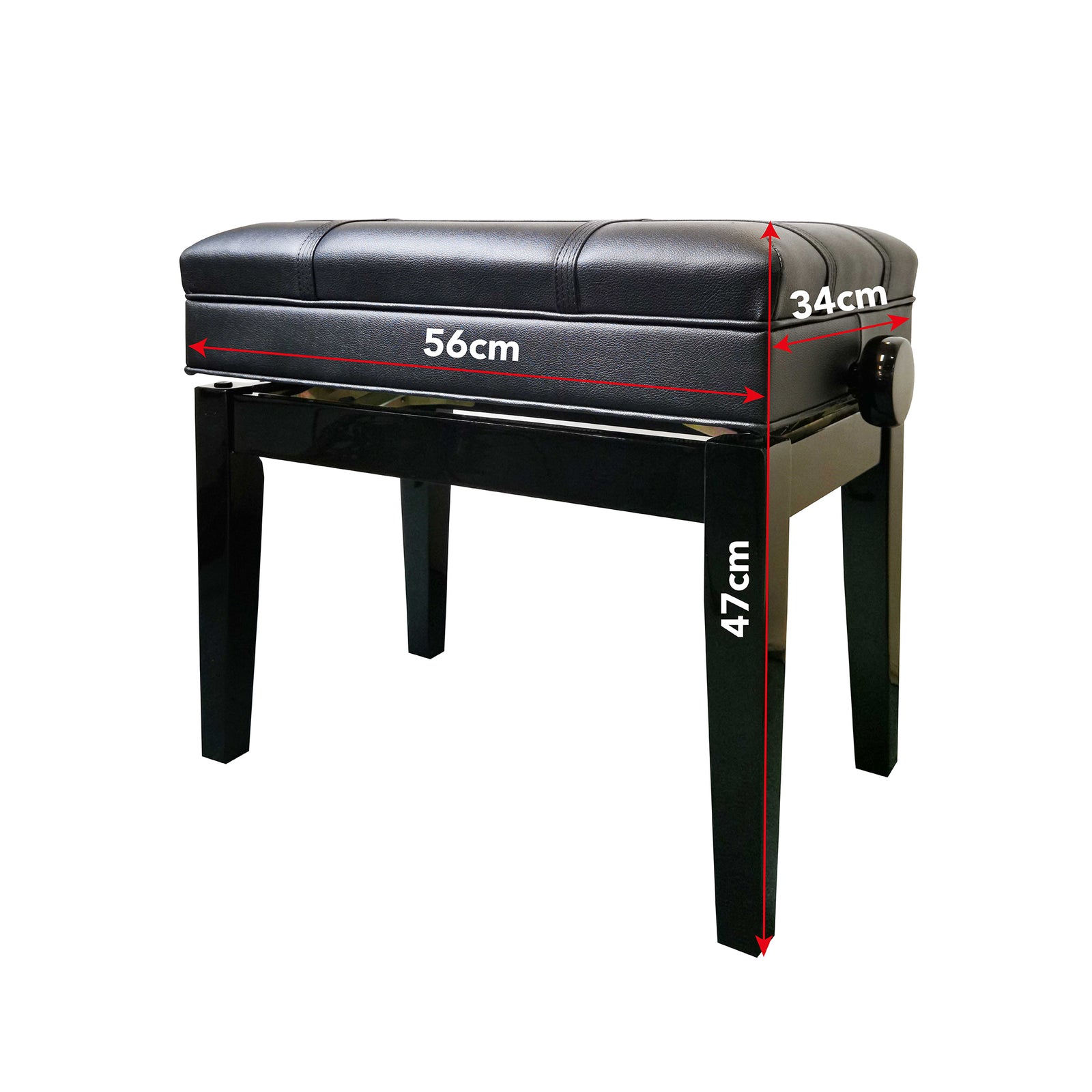 Adjustable Open Stool - FS-301 BK