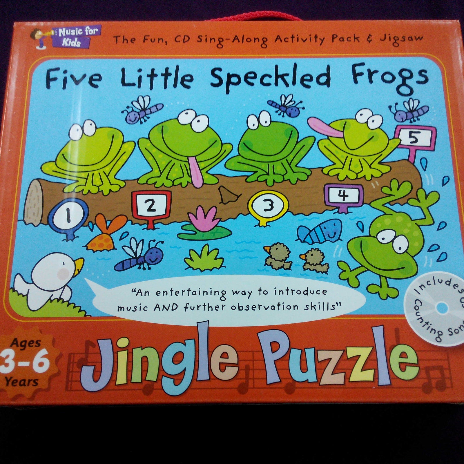 MS Jin Puz Spekld Frogs Jigsaw