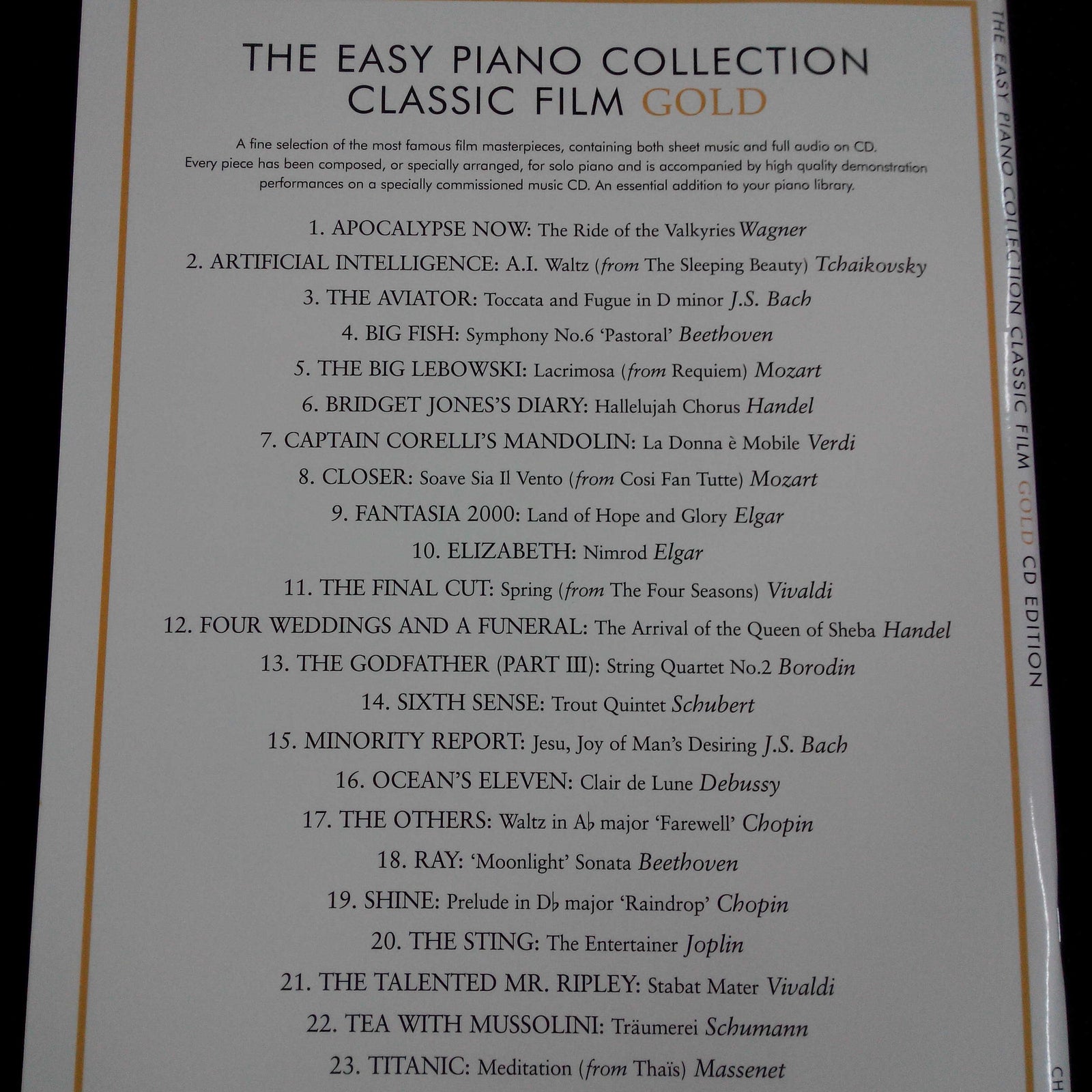 EPF Coll Classical Film Easy PF Bk/CD
