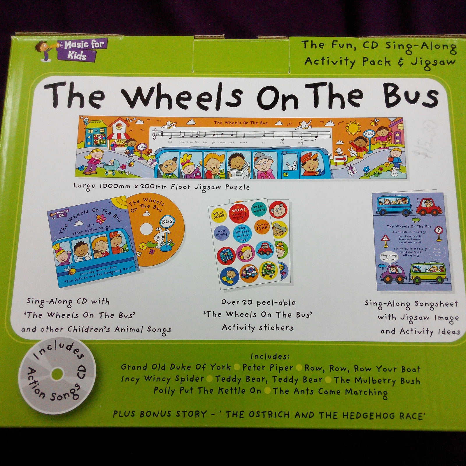 MS Jingle Puzzle Wheels Bus Jigsaw