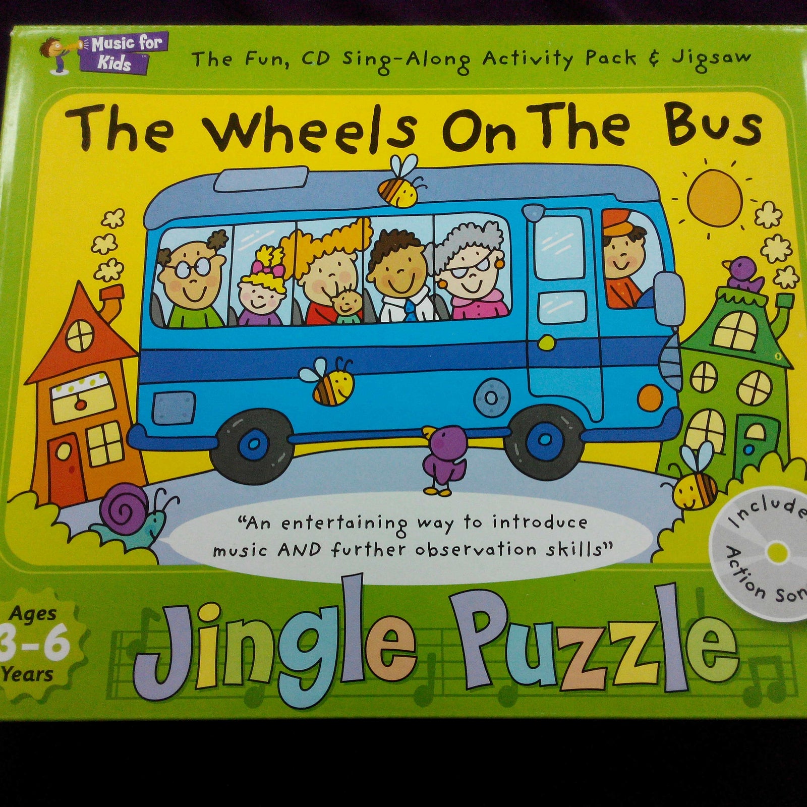 MS Jingle Puzzle Wheels Bus Jigsaw
