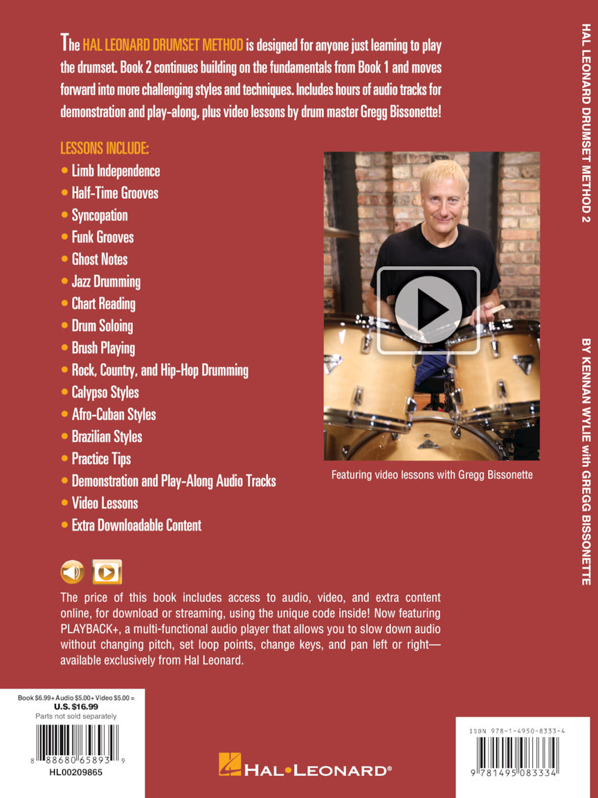 Hal Leonard - Drumset Method Bk 2