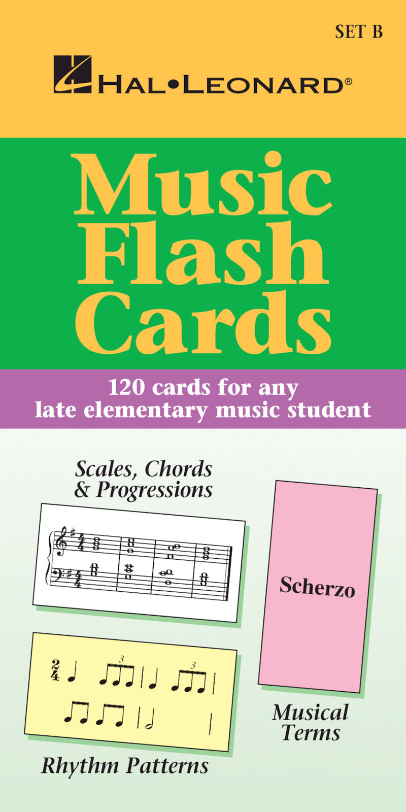 Music Flash Card– Set B Hal Leonard Student Piano Library