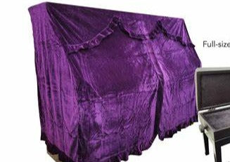 Cristofori Upright Piano Cover - full length (Velvet)