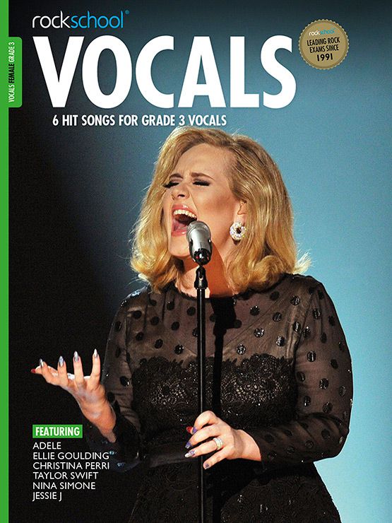 ROCKSCHOOL Female Vocals - Book Grade 3 singapore sg