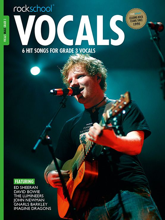 ROCKSCHOOL Male Vocals - Book Grade 3 singapore sg