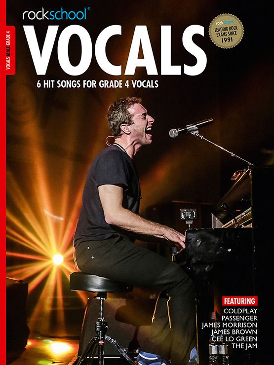 ROCKSCHOOL Male Vocals - Book Grade 4 singapore sg
