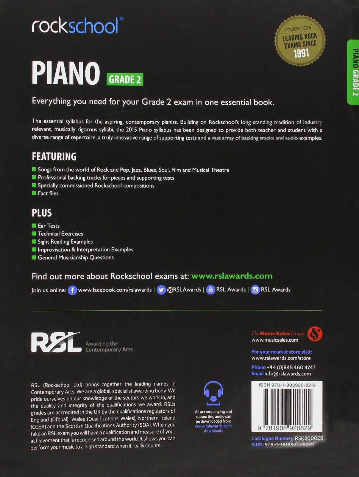 Rockschool Piano G2 2015-18
