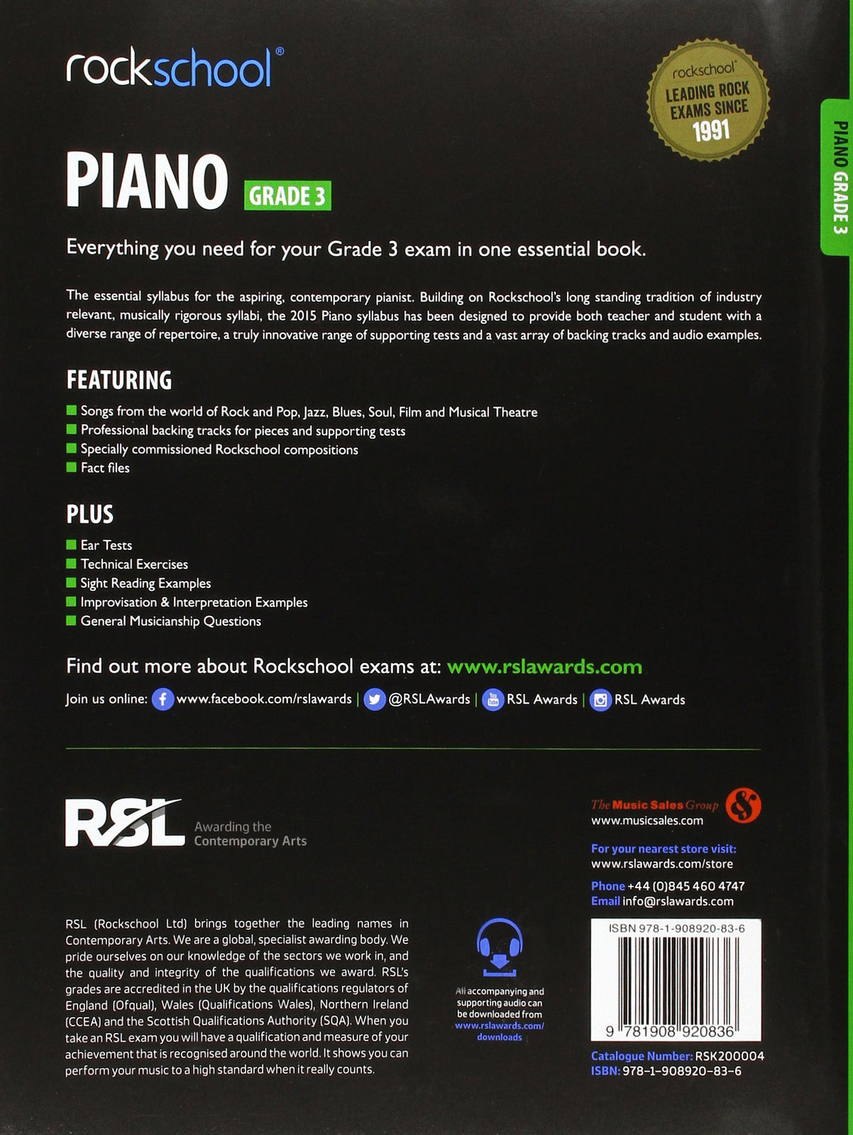 Rockschool Piano G3 2015-18