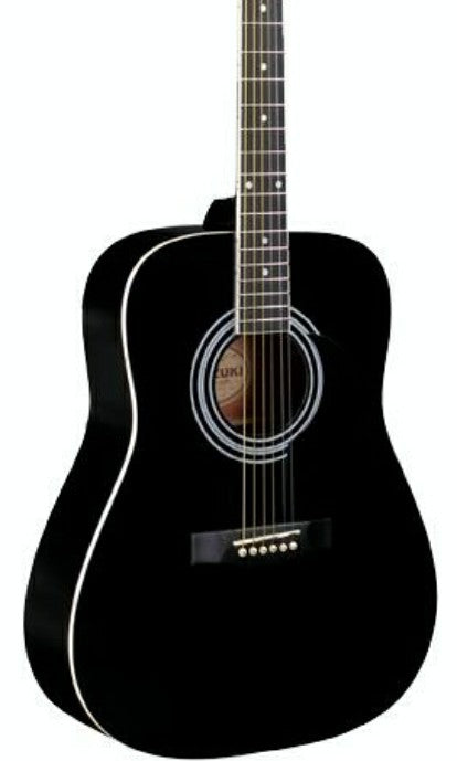 Suzuki SDG-6PK Acoustic Guitar Package Black (BK)