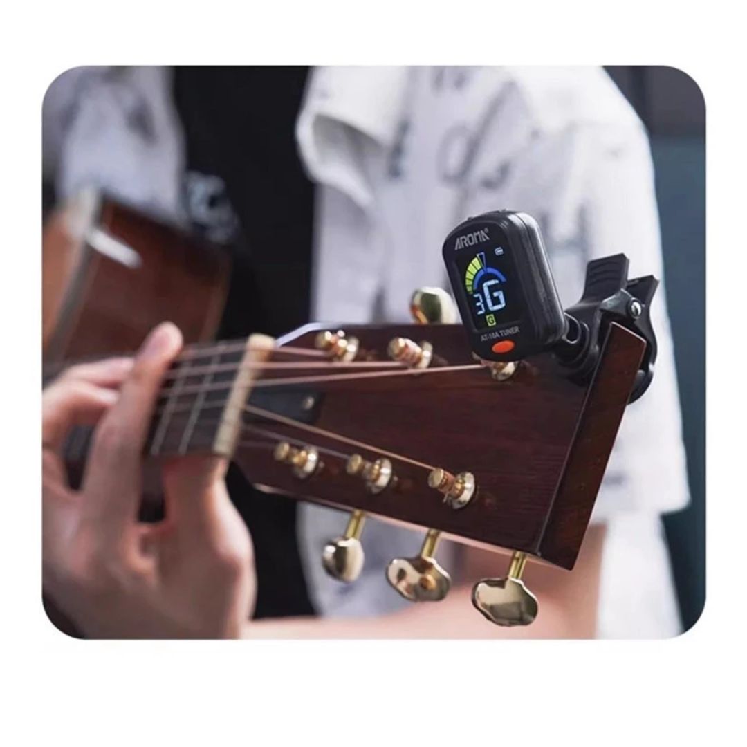 AROMA AT-10A Rechargeable Clip-on Tuner