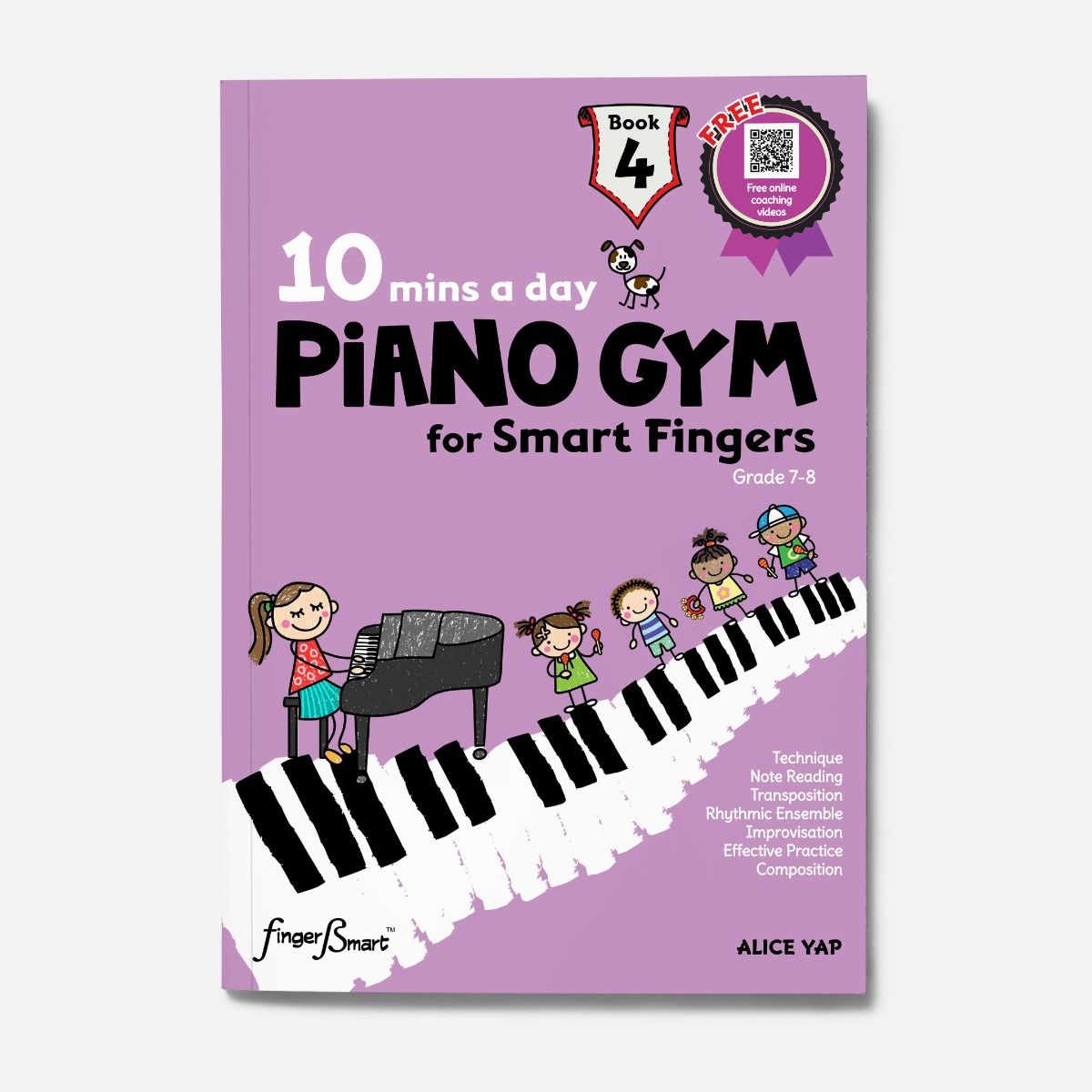 10 Mins A Day Piano Gym for Smart Fingers Book 4