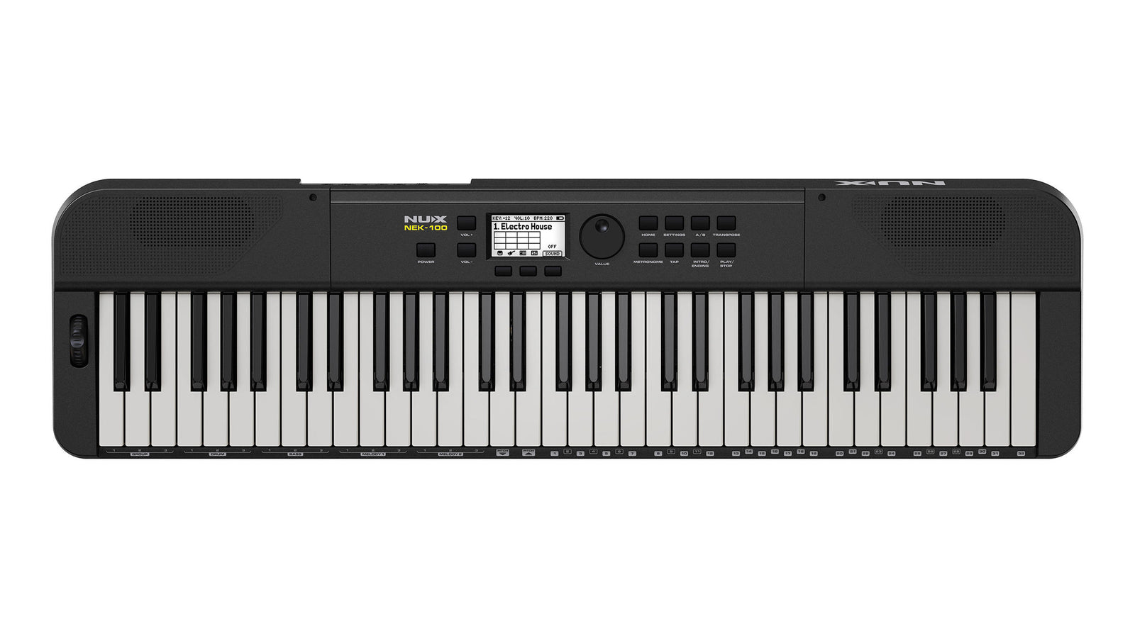 NUX NEK-100 61 keys Rechargeable Keyboard