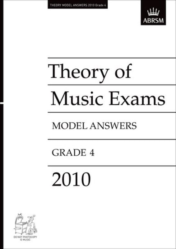 2010 Theory of Music Exams - Grade 4