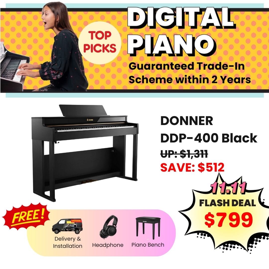 DONNER Digital Piano DDP-400 Black