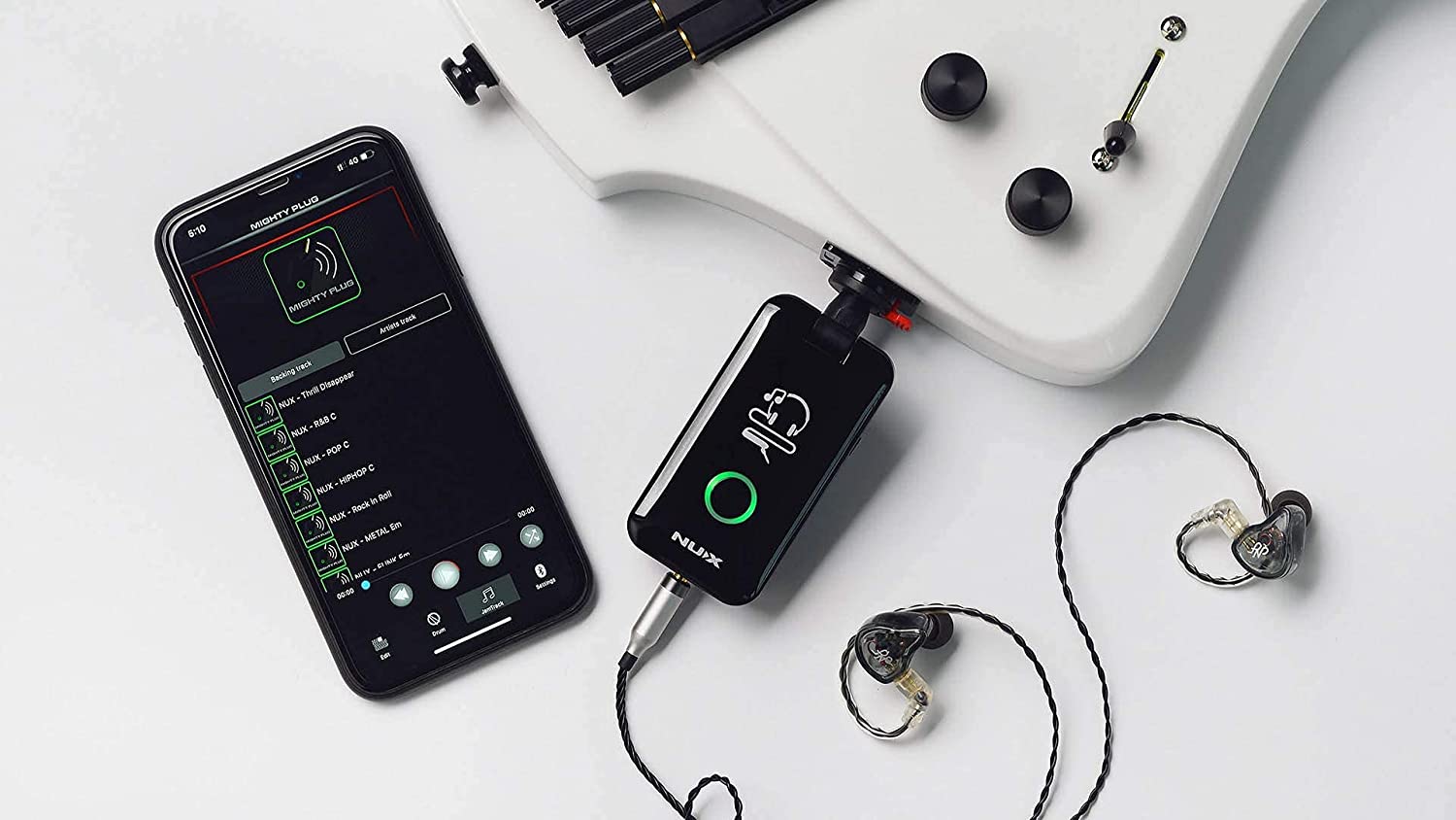 NUX MP-3 Mighty Plug Pro for Guitar/Bass Earphone Amplug
