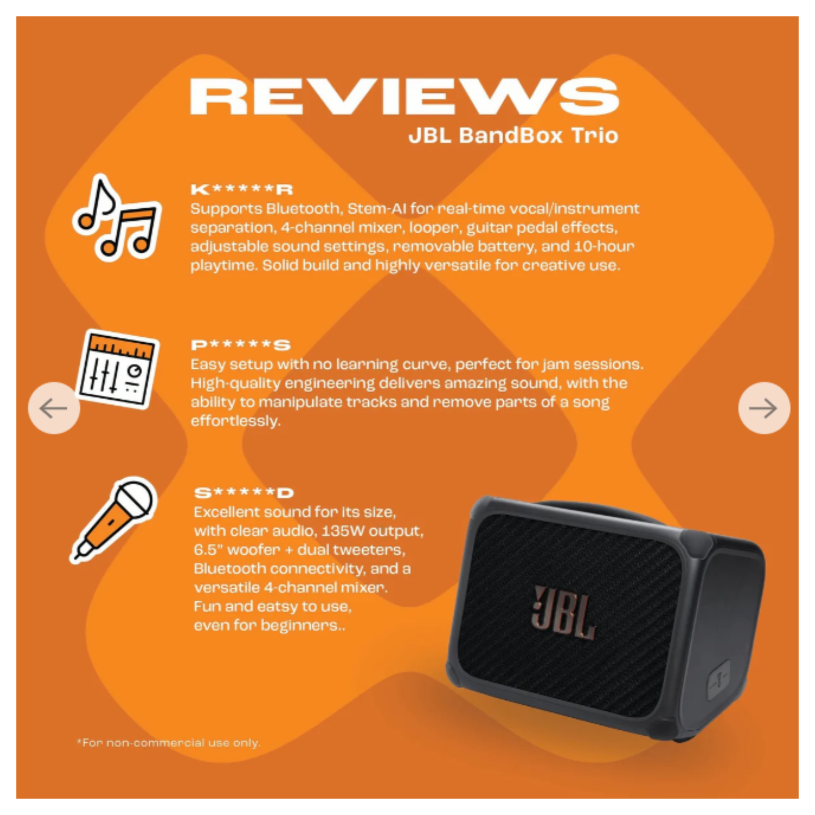 JBL Band Box Trio