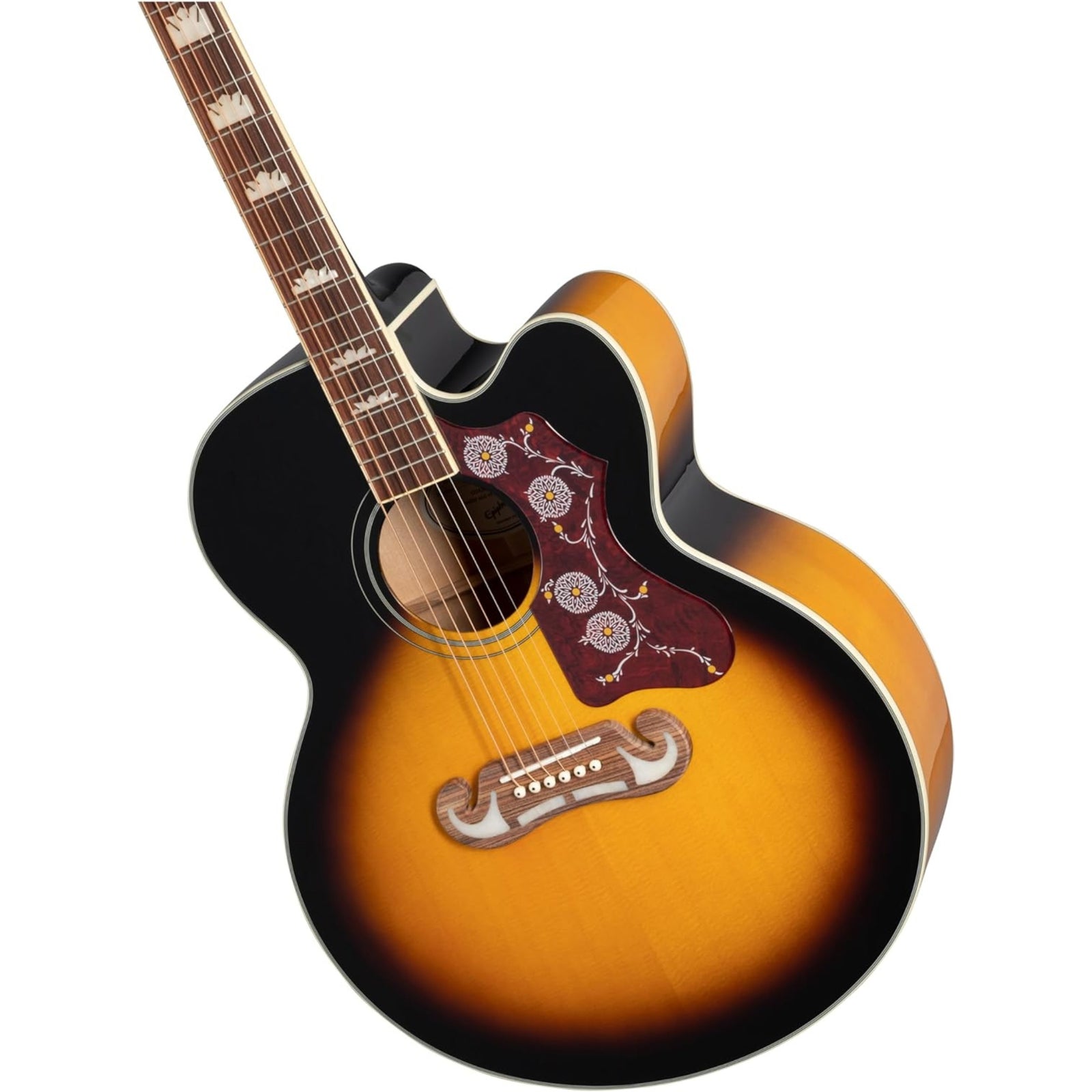 Epiphone J-200 EC Studio Acoustic-electric Guitar Vintage Sunburst