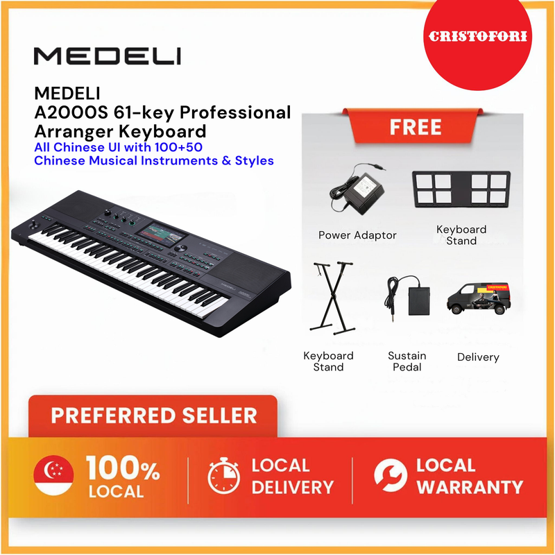 MEDELI A2000S Professional Arranger Keyboard (w/chinese instruments)