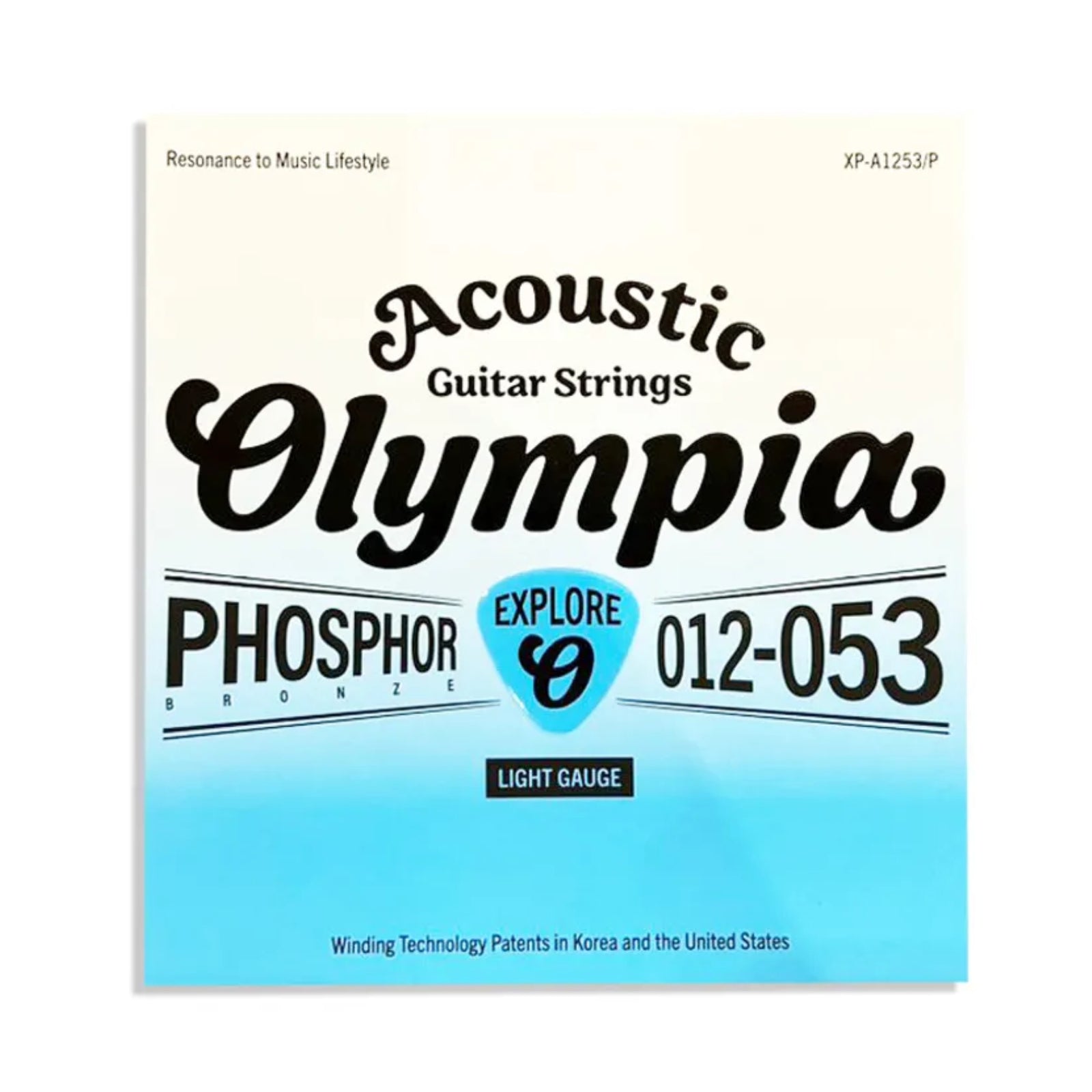 Olympia XP-A1253/P Acoustic Guitar String Phosphor Bronze 012-053 (Explore Series)