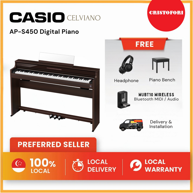 Casio Celviano AP-S450 Brown Digital Piano