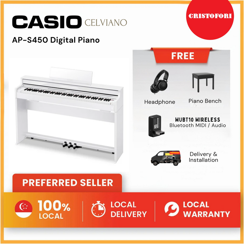 Casio Celviano AP-S450 White Digital Piano