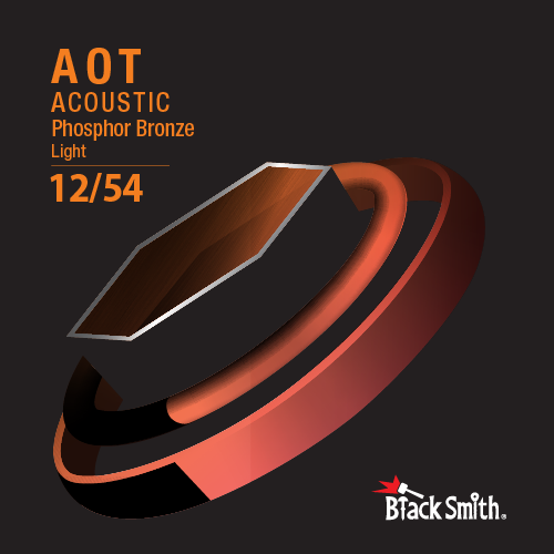 Black Smith AOT APB-1254 Phosphor Bronze Acoustic Guitar String ...