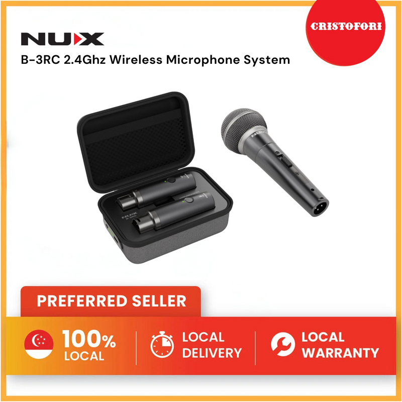NUX B-3RC 2.4GHz Wireless Microphone System (including MIC)