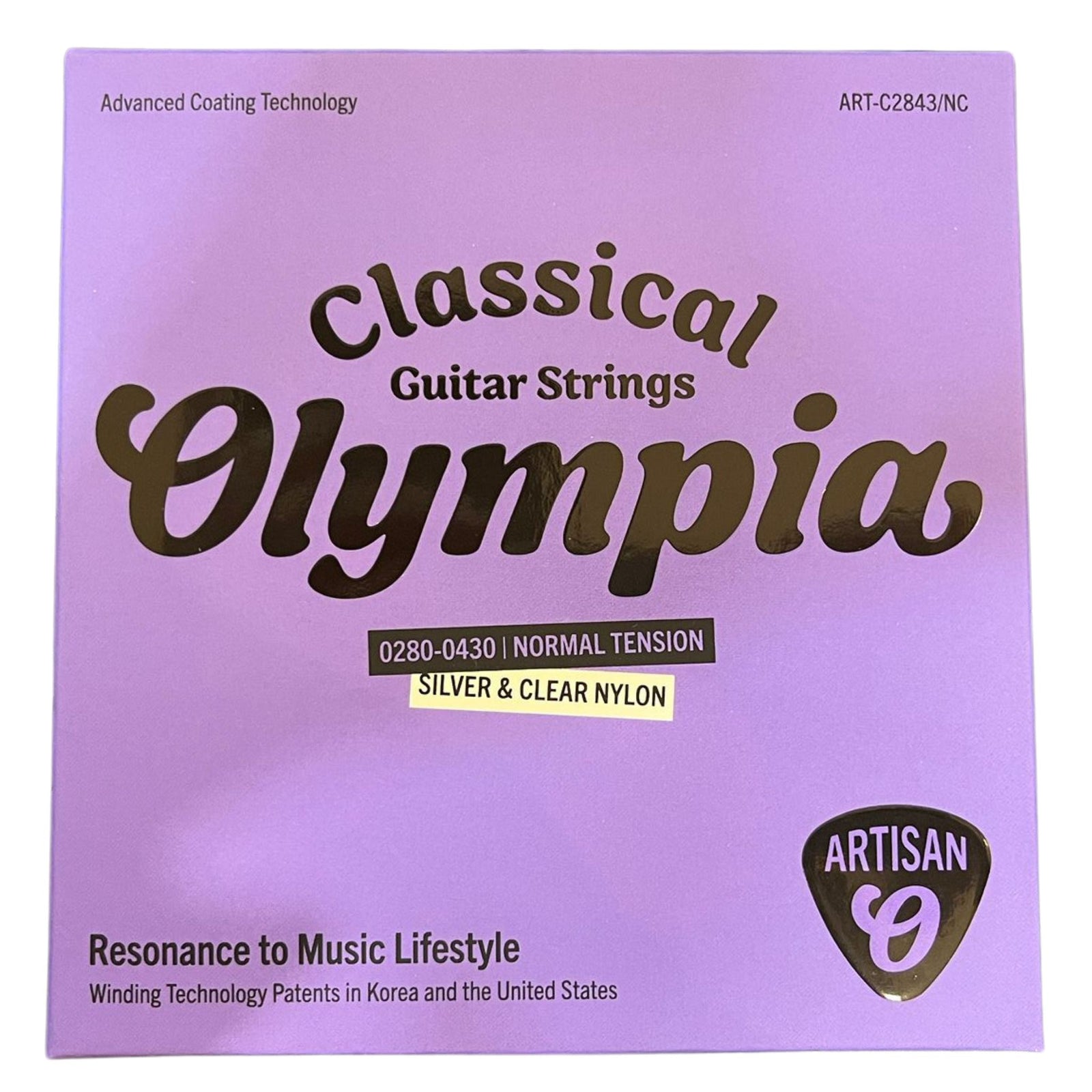 Olympia ART-C2843 Classical Guitar String Normal Tension (Artisan Series)