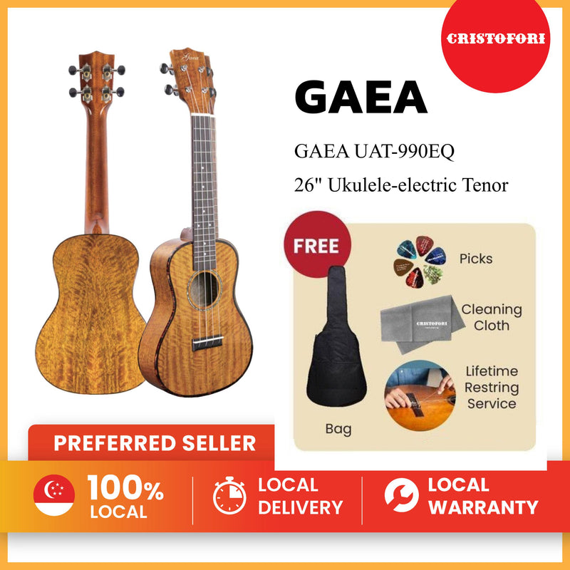 GAEA UAT-990EQ 26" Ukulele-electric Tenor