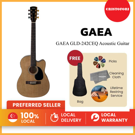 GAEA GLD-242CEQ N 38" Acoustic-electric Guitar
