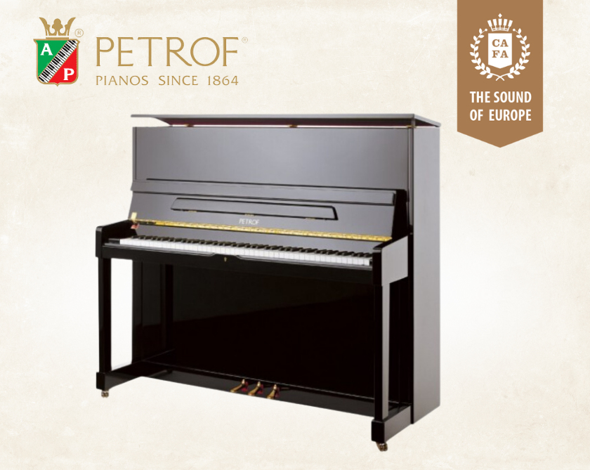 PETROF Upright Piano P125M1 Black