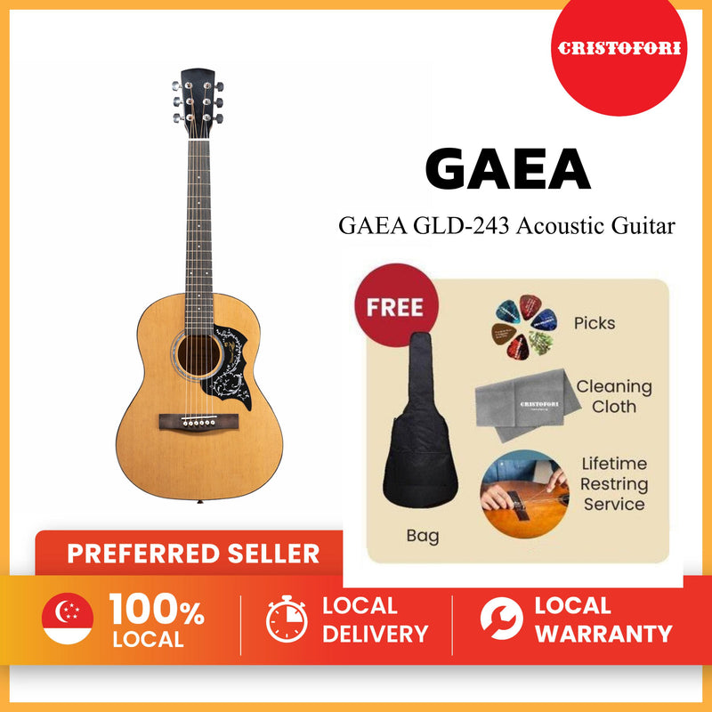 GAEA GLD-243 N 34" Acoustic Guitar
