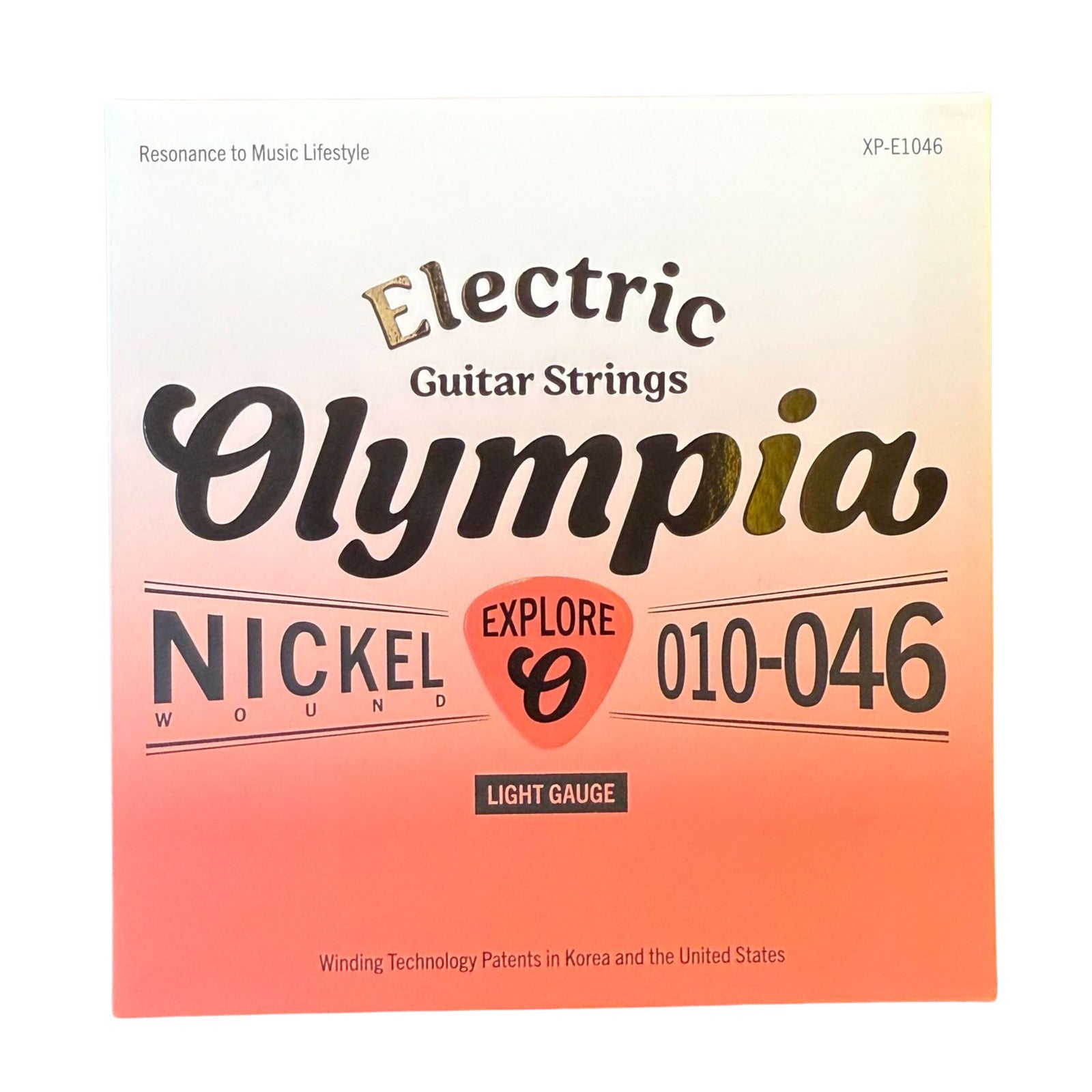 Olympia XP-E1046 Electric Guitar String Nickel Wound 010-046 (Explore Series)