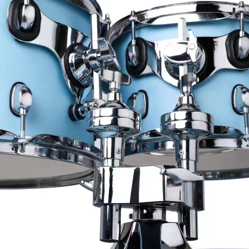 Glamor K1 Knight Series 5-piece Acoustic Drum Set - Lake Blue