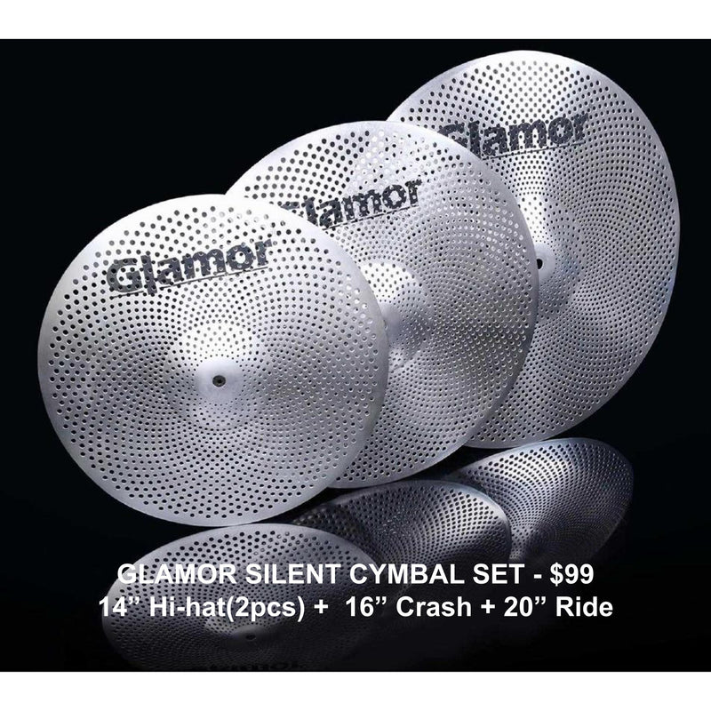 Glamor K1 Knight Series 5-piece Acoustic Drum Set - Mint Green